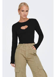 T-shirt noir NEON & NYLON femme