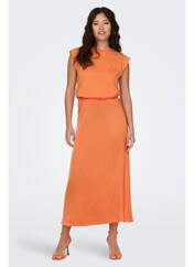 Jupe longue orange JACQUELINE DE YONG pour femme seconde vue