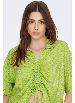 Chemisier vert ONLY femme