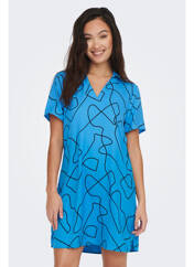 Robe courte bleu ONLY pour femme seconde vue