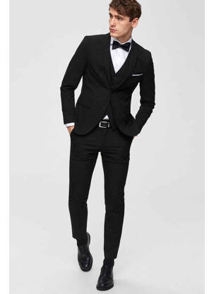 Pantalon chino noir SELECTED homme