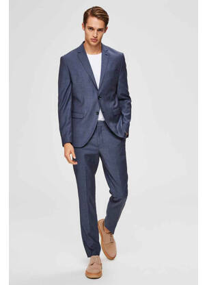 Pantalon chino bleu SELECTED homme