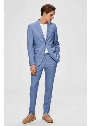 Pantalon chino bleu SELECTED homme