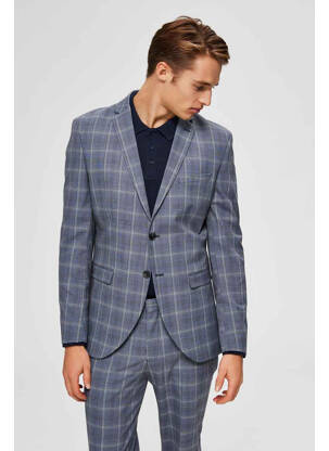 Blazer bleu SELECTED pour homme