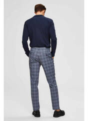 Pantalon chino bleu SELECTED pour homme seconde vue