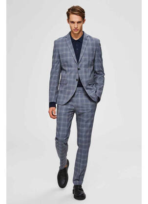 Pantalon chino bleu SELECTED homme