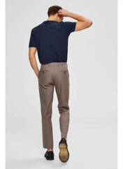 T-shirt bleu SELECTED pour homme seconde vue