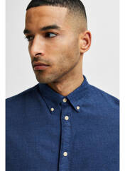 Chemise manches longues bleu SELECTED pour homme seconde vue