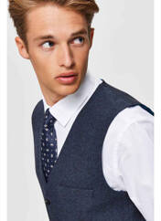Gilet sans manche bleu SELECTED pour homme seconde vue