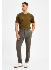 Pantalon chino beige SELECTED pour homme seconde vue