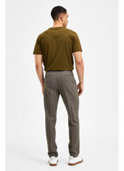 Pantalon chino beige SELECTED pour homme seconde vue