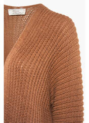 Gilet manches courtes beige TERRA DI SIENA pour femme seconde vue