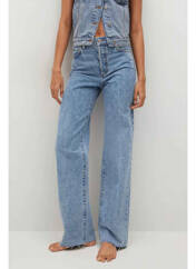 Jeans coupe large bleu MANGO pour femme seconde vue