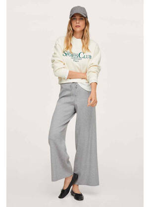 Pantalon flare marron MANGO femme