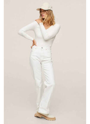 Pull beige MANGO pour femme