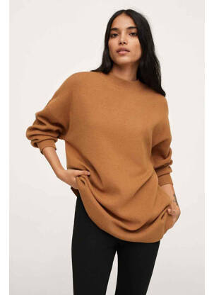 Pull marron MANGO pour femme