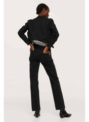 Jeans coupe droite noir MANGO pour femme seconde vue