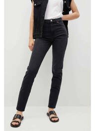 Jean coupe mom noir MANGO femme