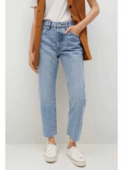 Jeans coupe droite bleu MANGO pour femme seconde vue