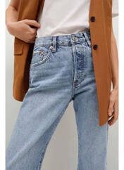Jeans coupe droite bleu MANGO pour femme seconde vue