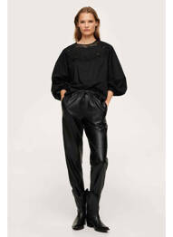 Chemisier noir MANGO femme