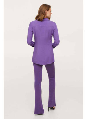 Chemisier violet MANGO femme