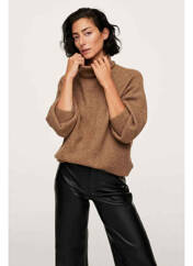 Pull col roulé marron MANGO pour femme seconde vue