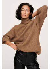 Pull col roulé marron MANGO pour femme seconde vue