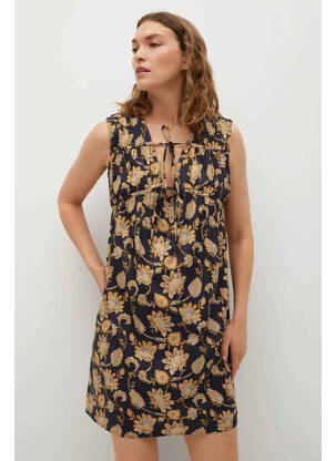 Robe courte noir MANGO femme