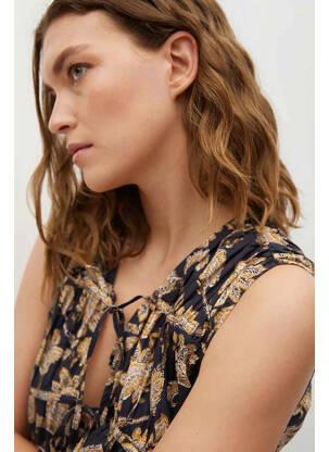 Robe courte noir MANGO femme