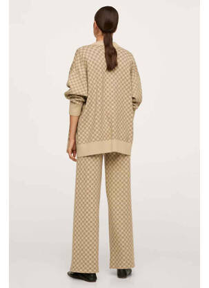 Gilet manches longues beige MANGO femme