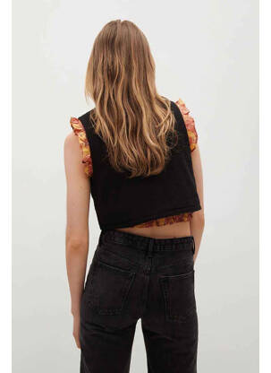 Gilet sans manche noir MANGO femme