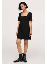 Robe courte noir MANGO femme