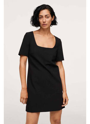 Robe courte noir MANGO femme