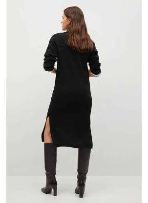 Robe longue noir MANGO femme