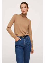 Pull col roulé marron MANGO pour femme seconde vue