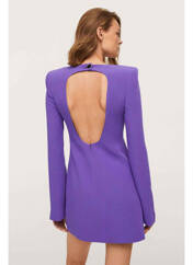 Robe courte violet MANGO pour femme seconde vue
