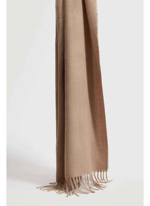 Echarpe marron MANGO femme