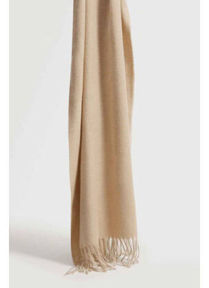 Echarpe beige MANGO femme