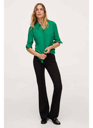 Chemisier vert MANGO pour femme