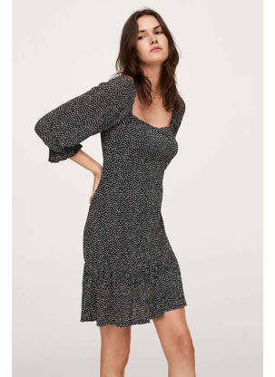 Robe courte beige MANGO femme