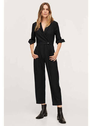 Combi-pantalon noir MANGO femme