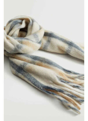 Echarpe beige MANGO femme