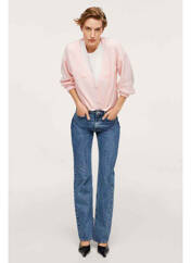Gilet manches longues rose MANGO pour femme seconde vue
