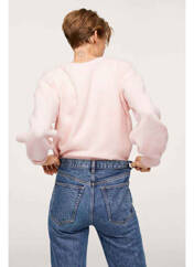 Gilet manches longues rose MANGO pour femme seconde vue