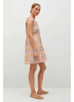 Robe courte rose MANGO femme