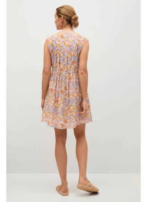 Robe courte rose MANGO femme