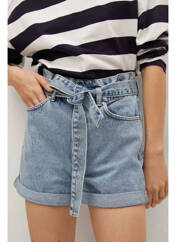 Short bleu MANGO pour femme seconde vue