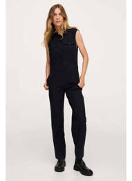Combi-pantalon noir MANGO femme