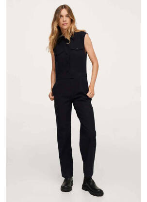 Combi-pantalon noir MANGO pour femme